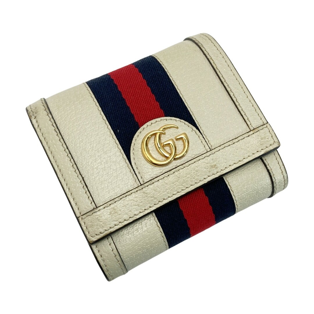 グッチ GUCCI オフィディア 折り財布 シェリーライン