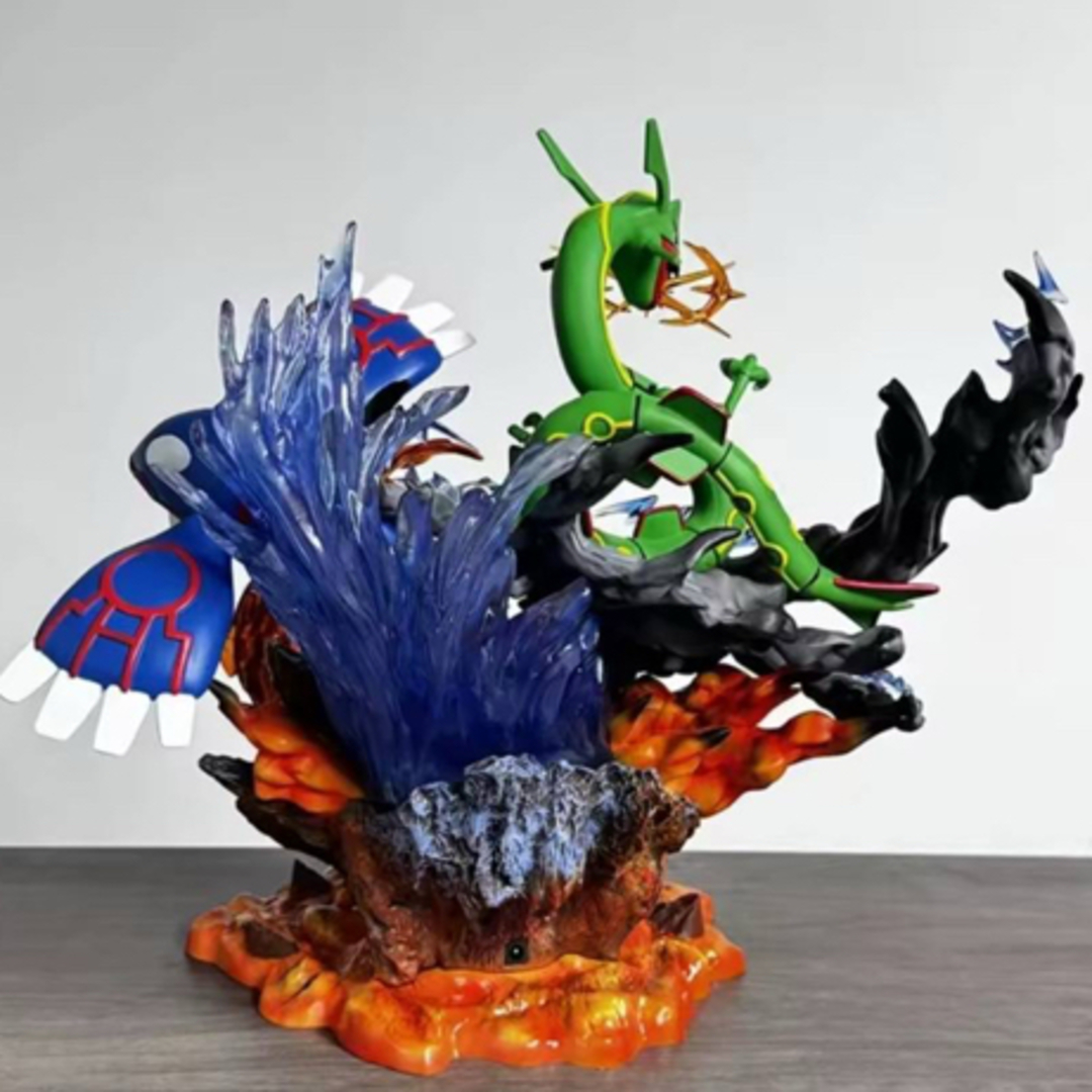 ポケモン レックウザ グラードン カイオーガ フィギュア