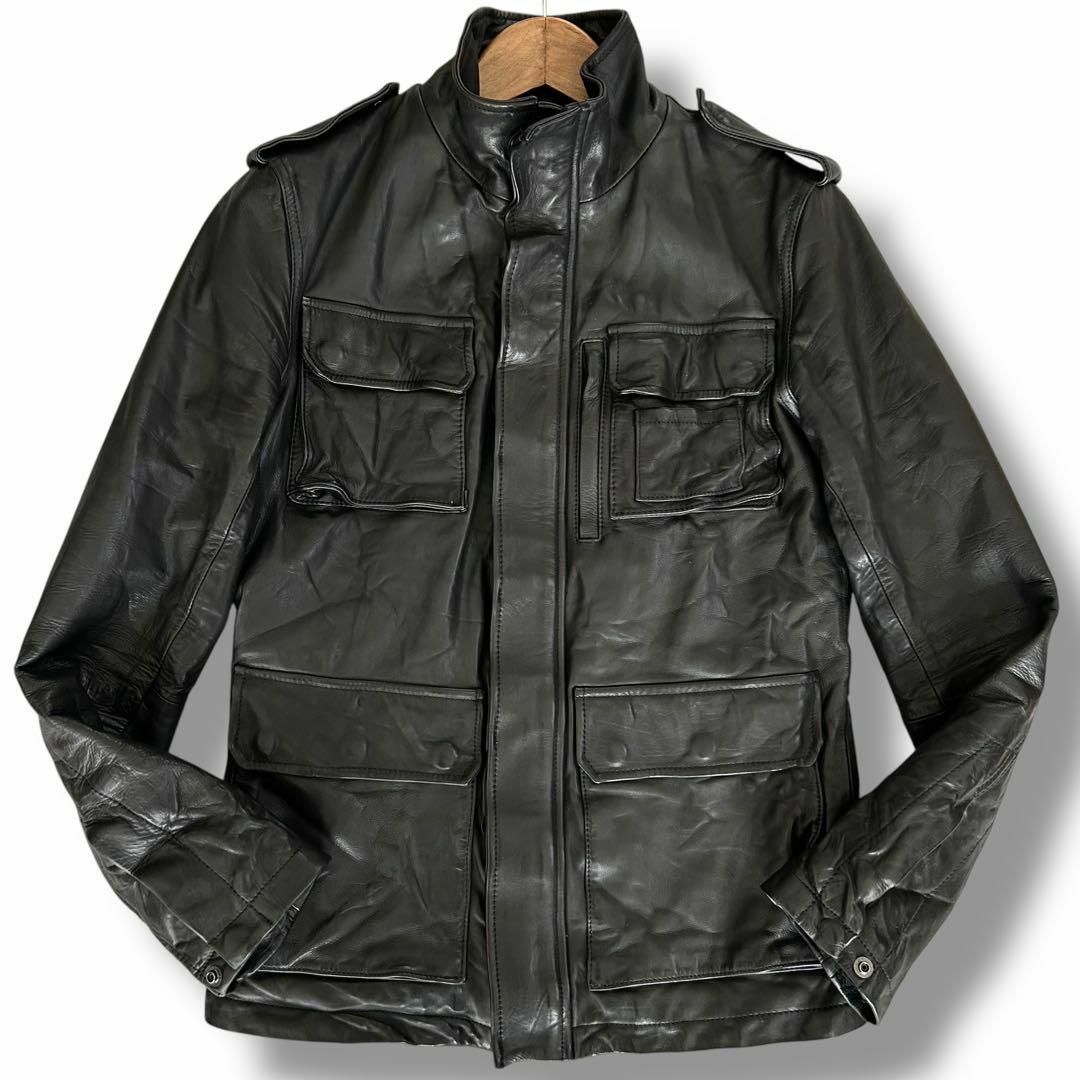 希少 attack the mind 7 M65レザージャケットwjk