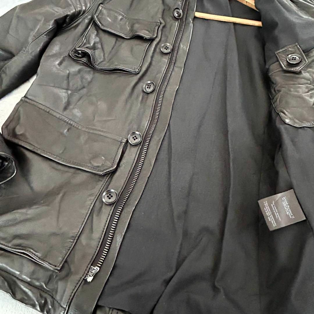 希少 attack the mind 7 M65レザージャケットwjk