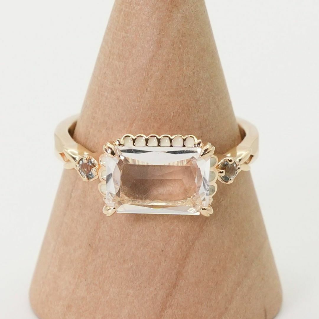 アガット クォーツリング アガット✴︎K10リング11号