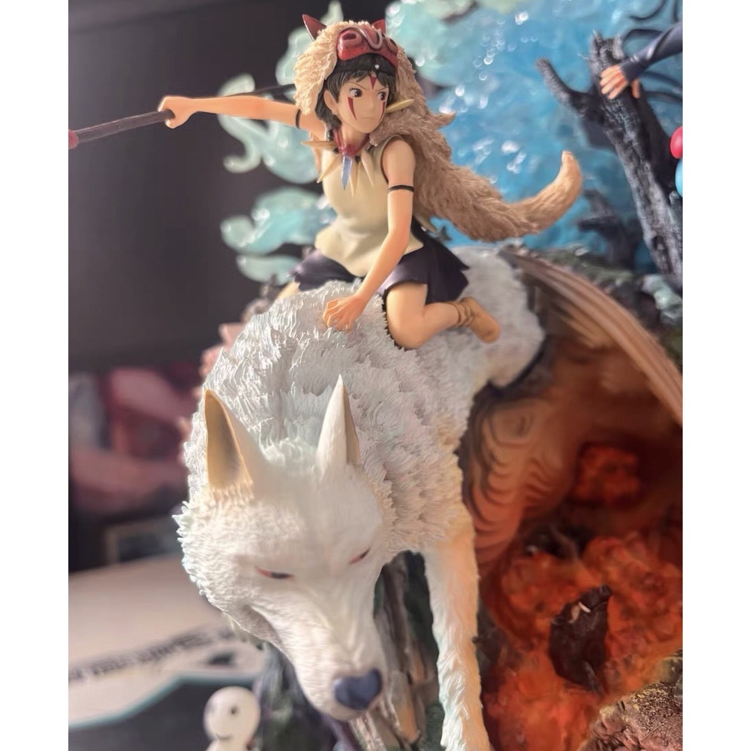 もののけ姫 サン モロ フィギュア ガレージキット フィギュア 激レア