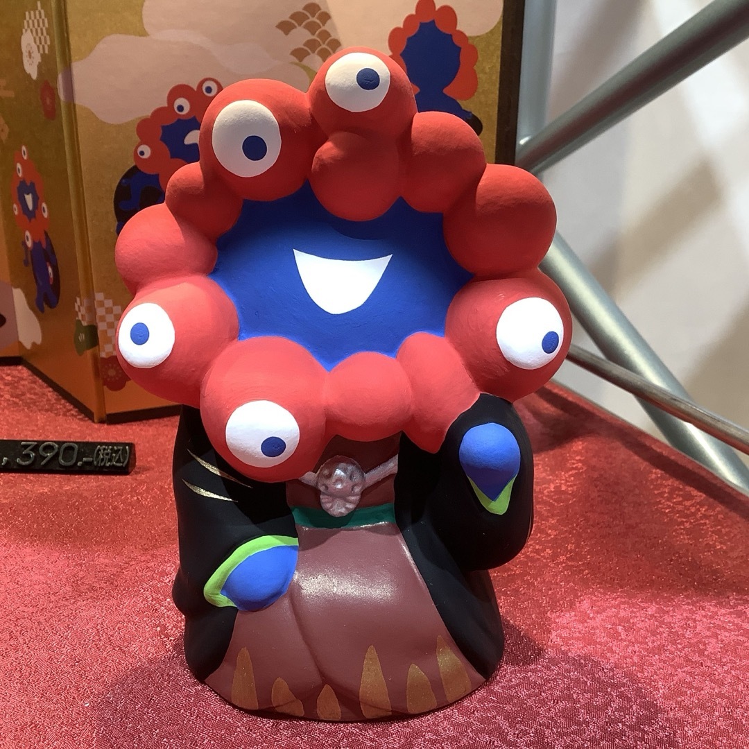 万博限定・新品】 ミャクミャク 伏見人形 フィギュア 置物 会場内限定