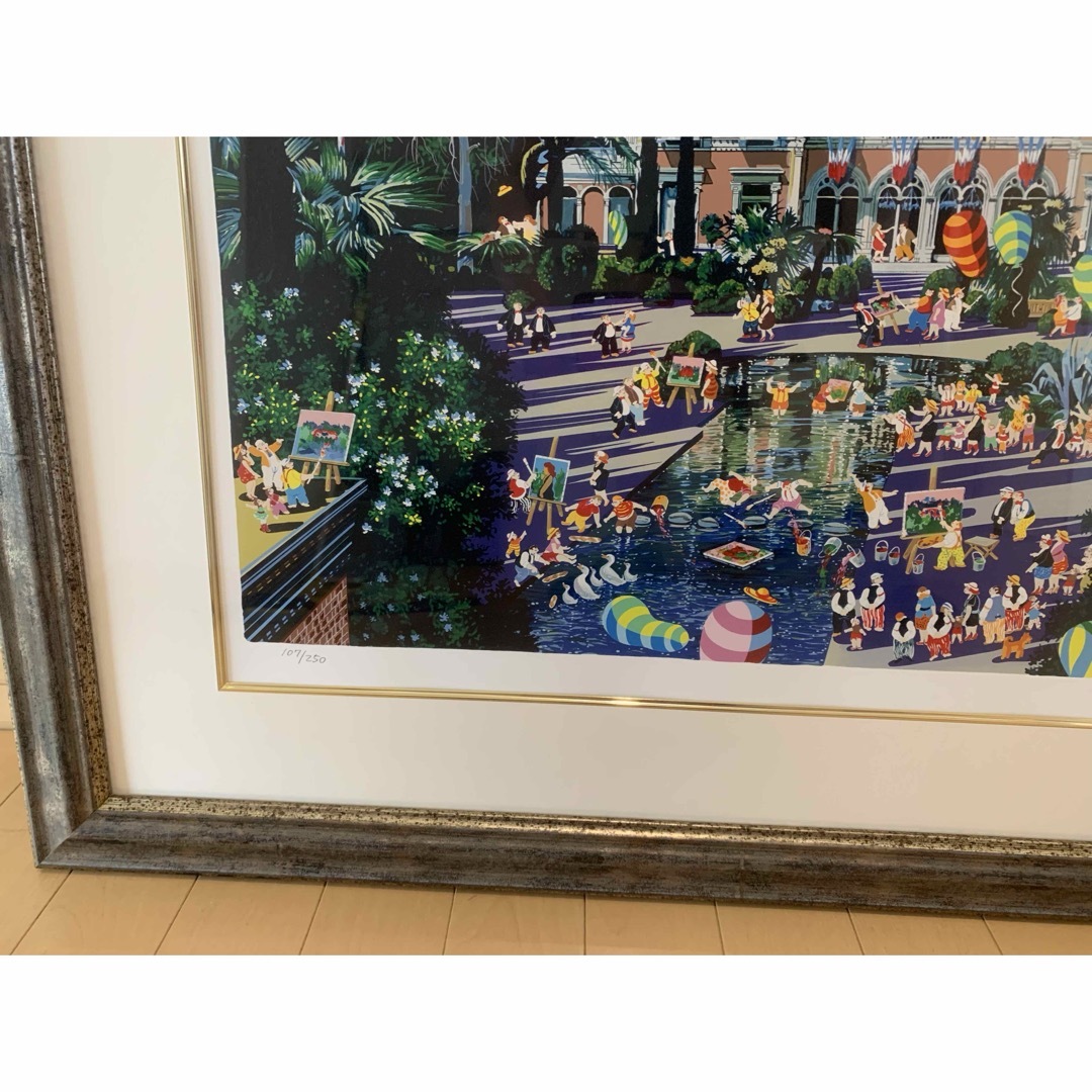 ヒロヤマガタ 絵画 「サントロペの絵画教室」