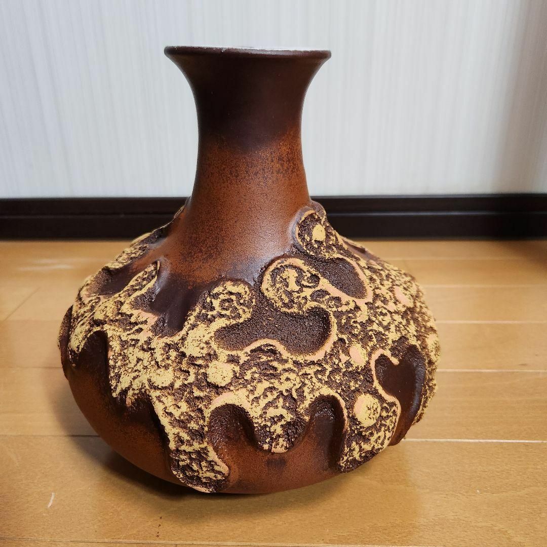 西ドイツ ヴィンテージ シューリッヒ ベース ファットラヴァ 花瓶