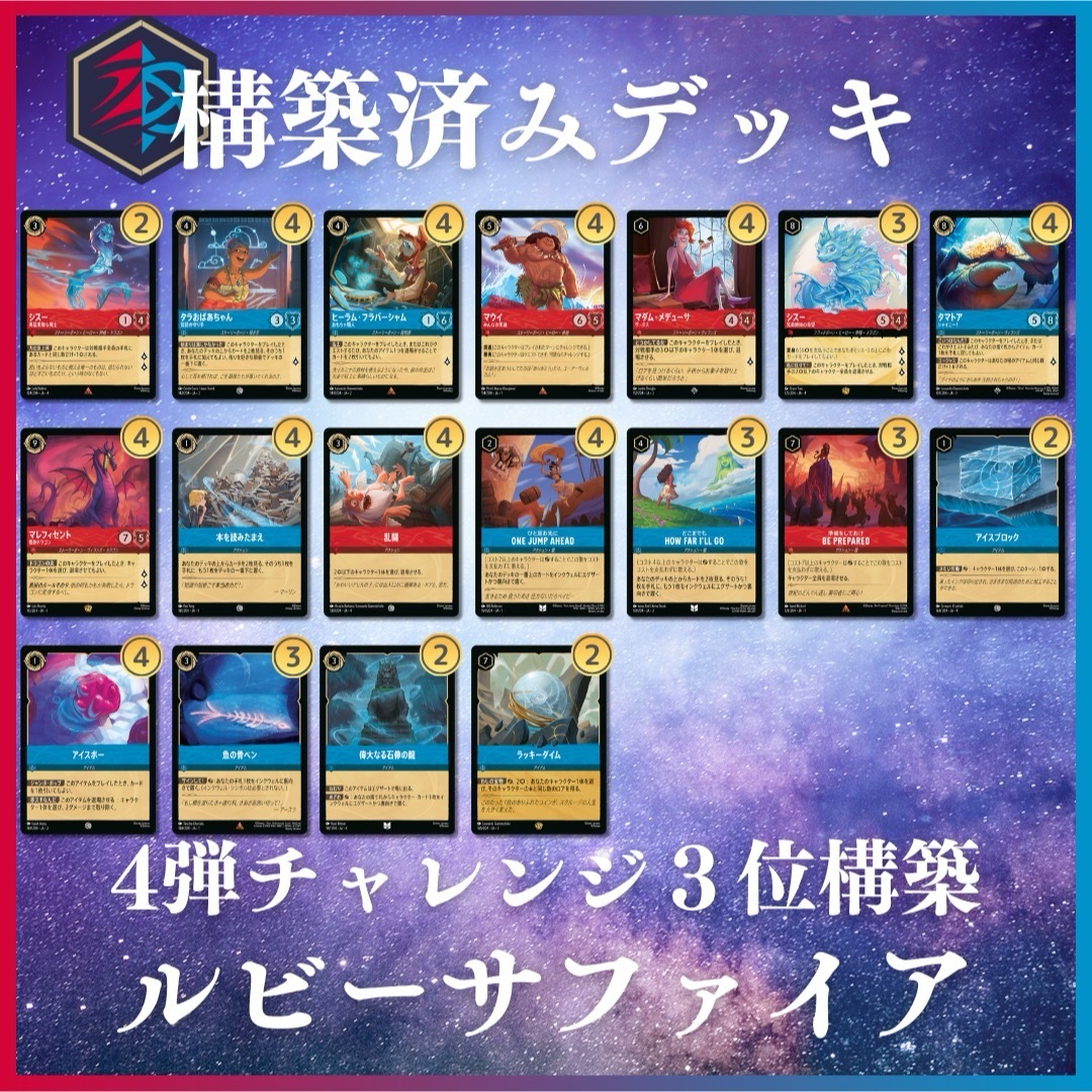 ロルカナ ルビーサファイア アイテムデッキ ロルカナ3弾環境デッキ紹介