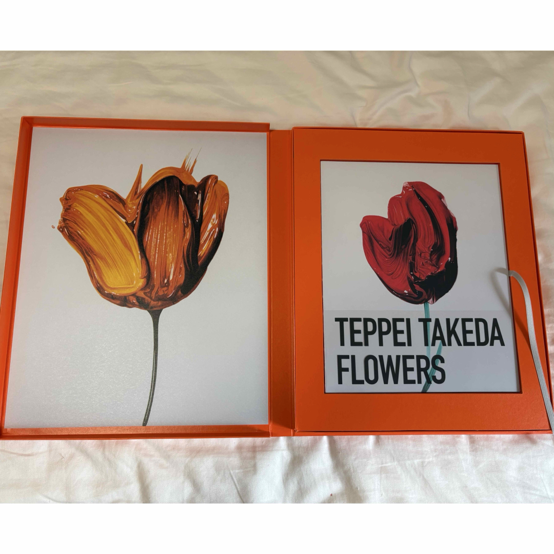 レシートコピー付き】FLOWERS 武田鉄平 作品集 限定特装版 サイン入