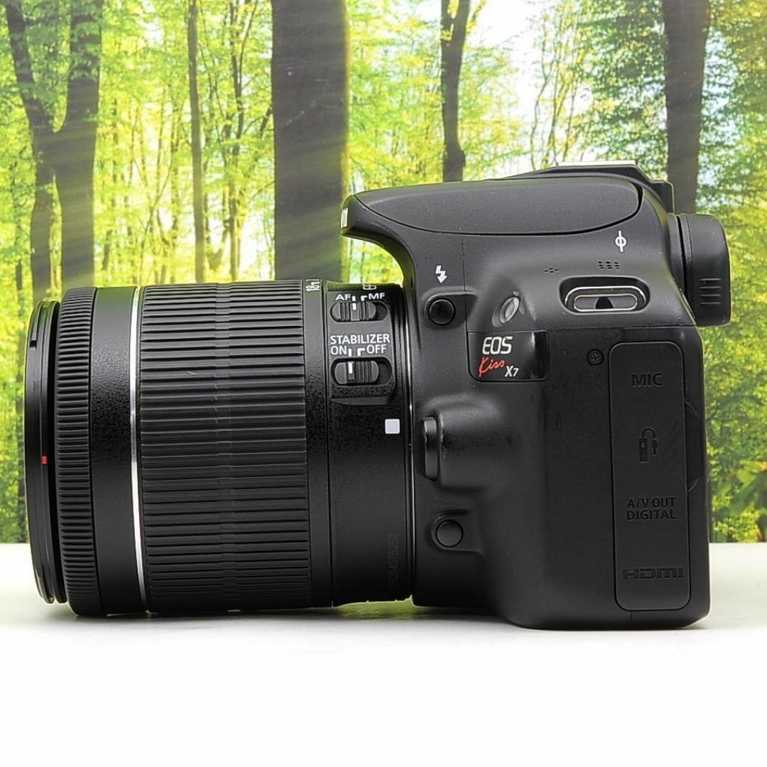 スマホ転送セット☆Canon Kiss X7☆動画撮影もお勧めの一眼レフ