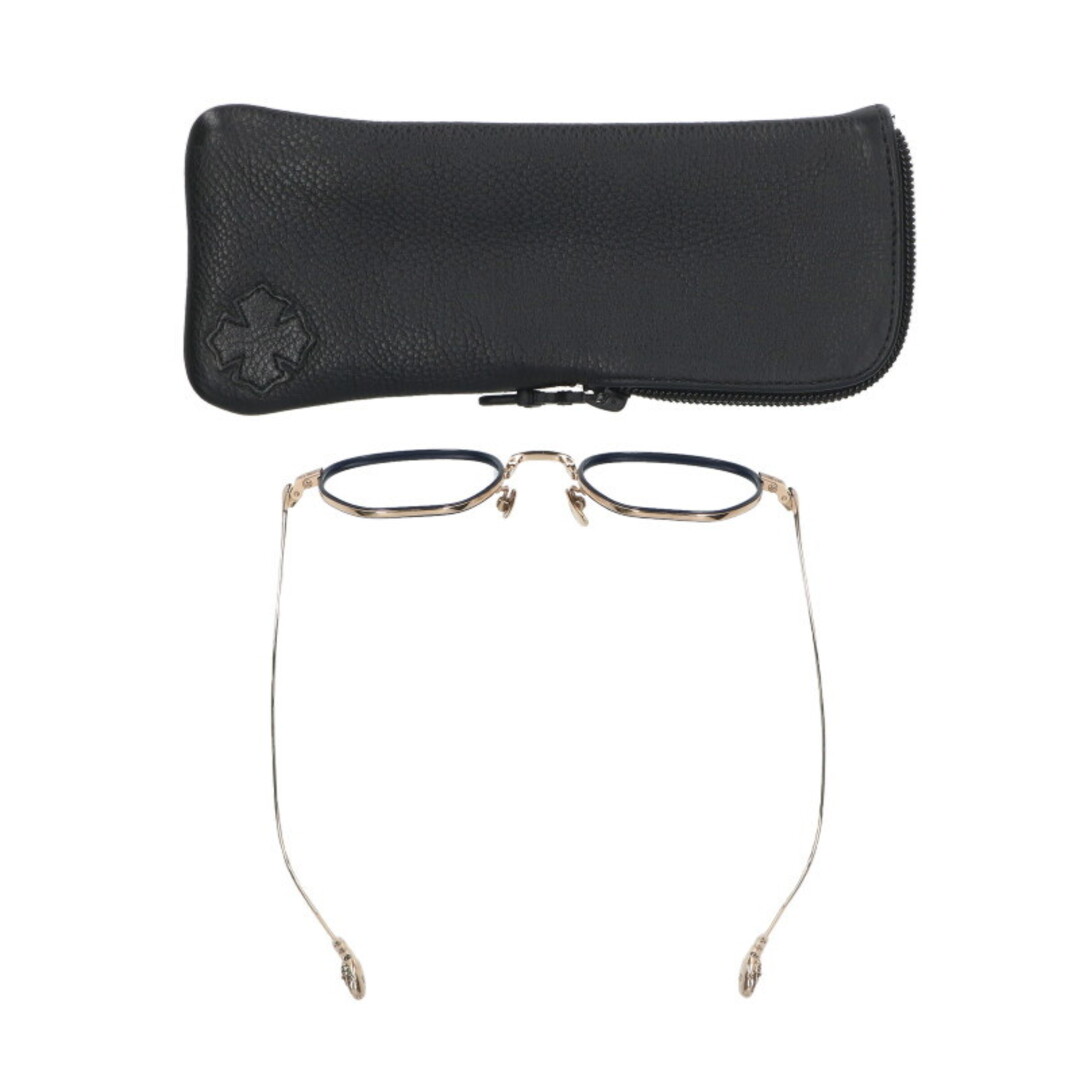 クロムハーツ BONE PRONE I CHプラステンプルメタルフレームアイウェア