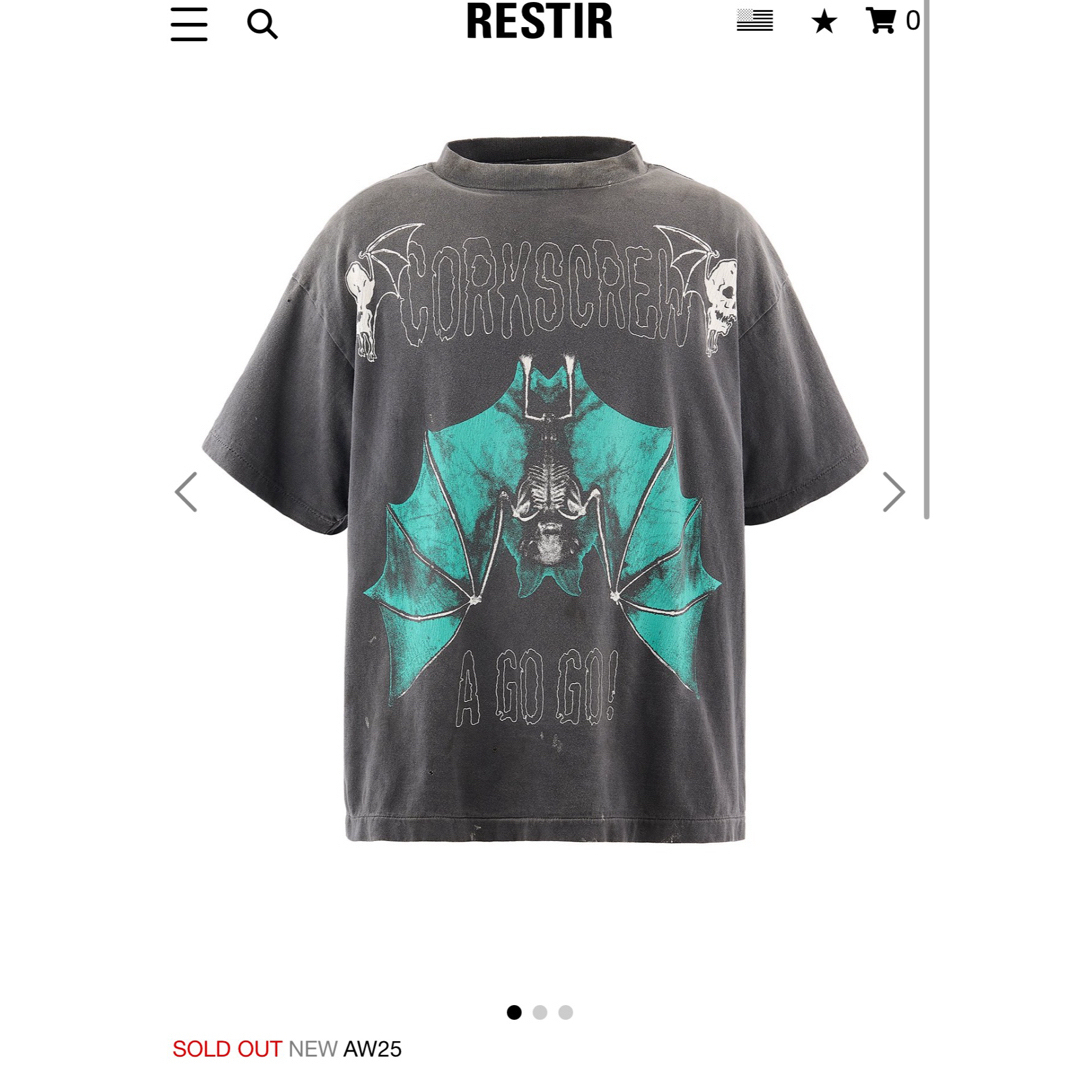 黒夢 × SAINT Mxxxxxx コラボTシャツ XL XL】SAINT Mxxxxxx KUROYUME