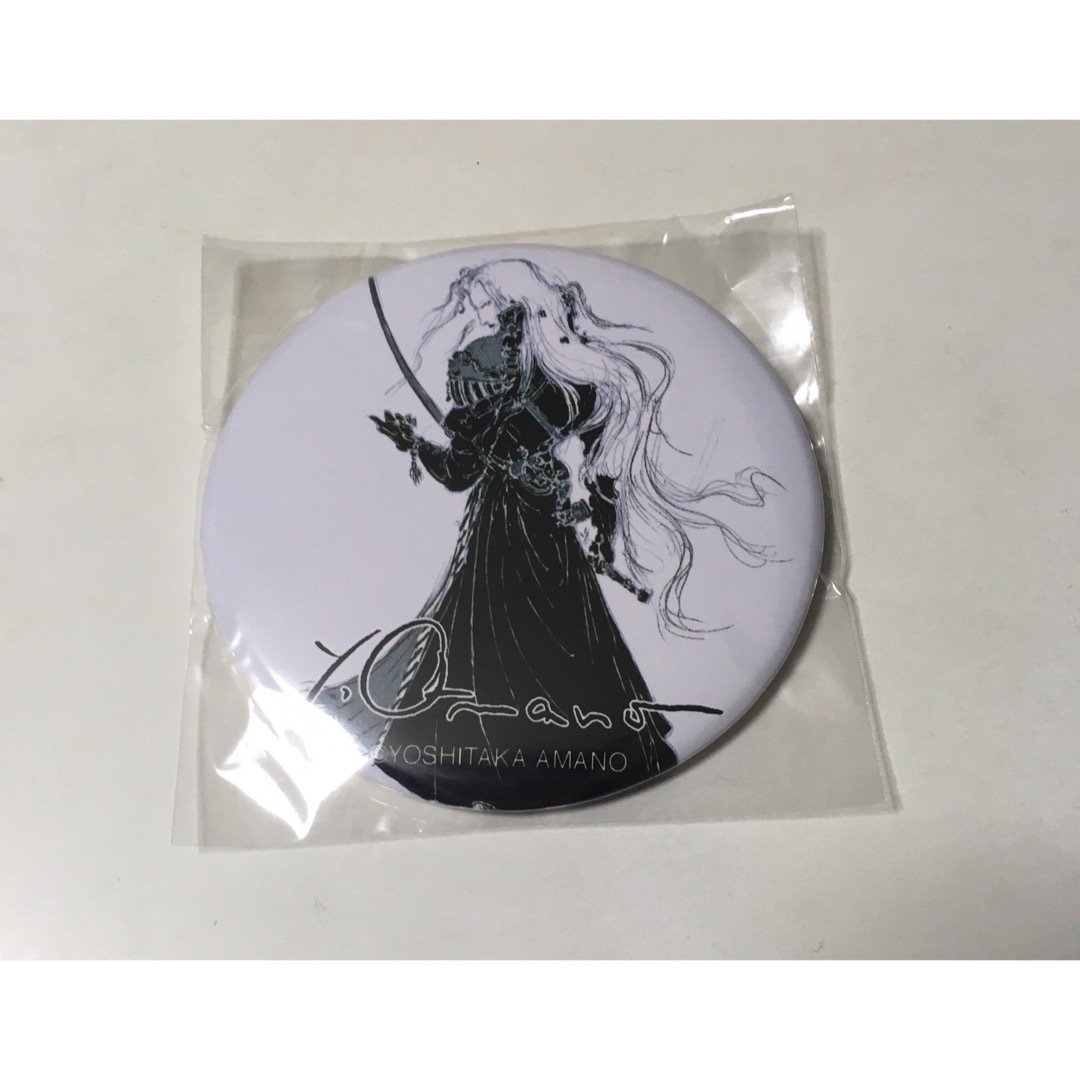 FINALFANTASY VII FF7 クラウド 特典 缶バッジ 天野喜孝展