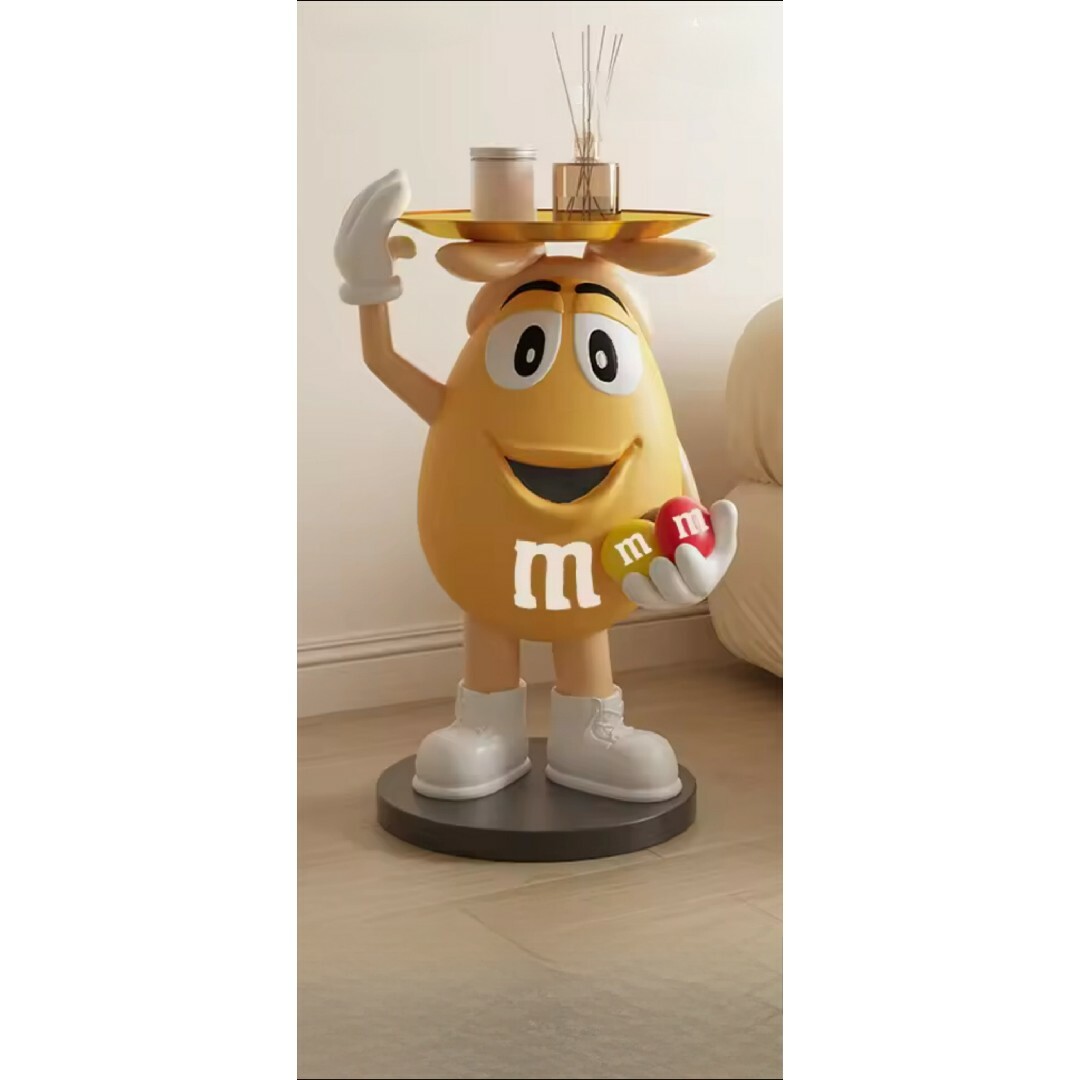 M&M's エムアンドエムズ サイドテーブル フィギュア 赤 レッド