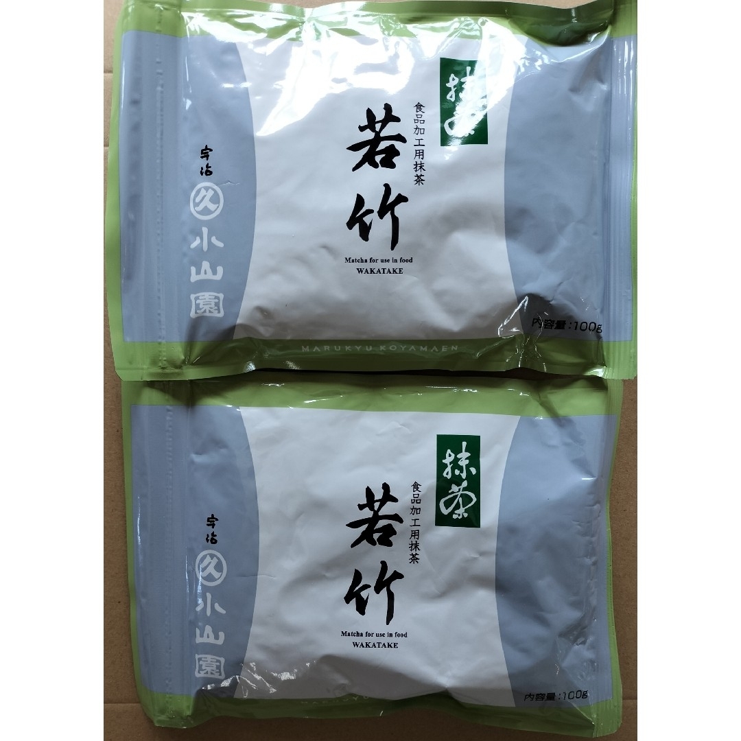 丸久小山園 抹茶 若竹 100g袋 2袋セット 賞味期限2026年1月