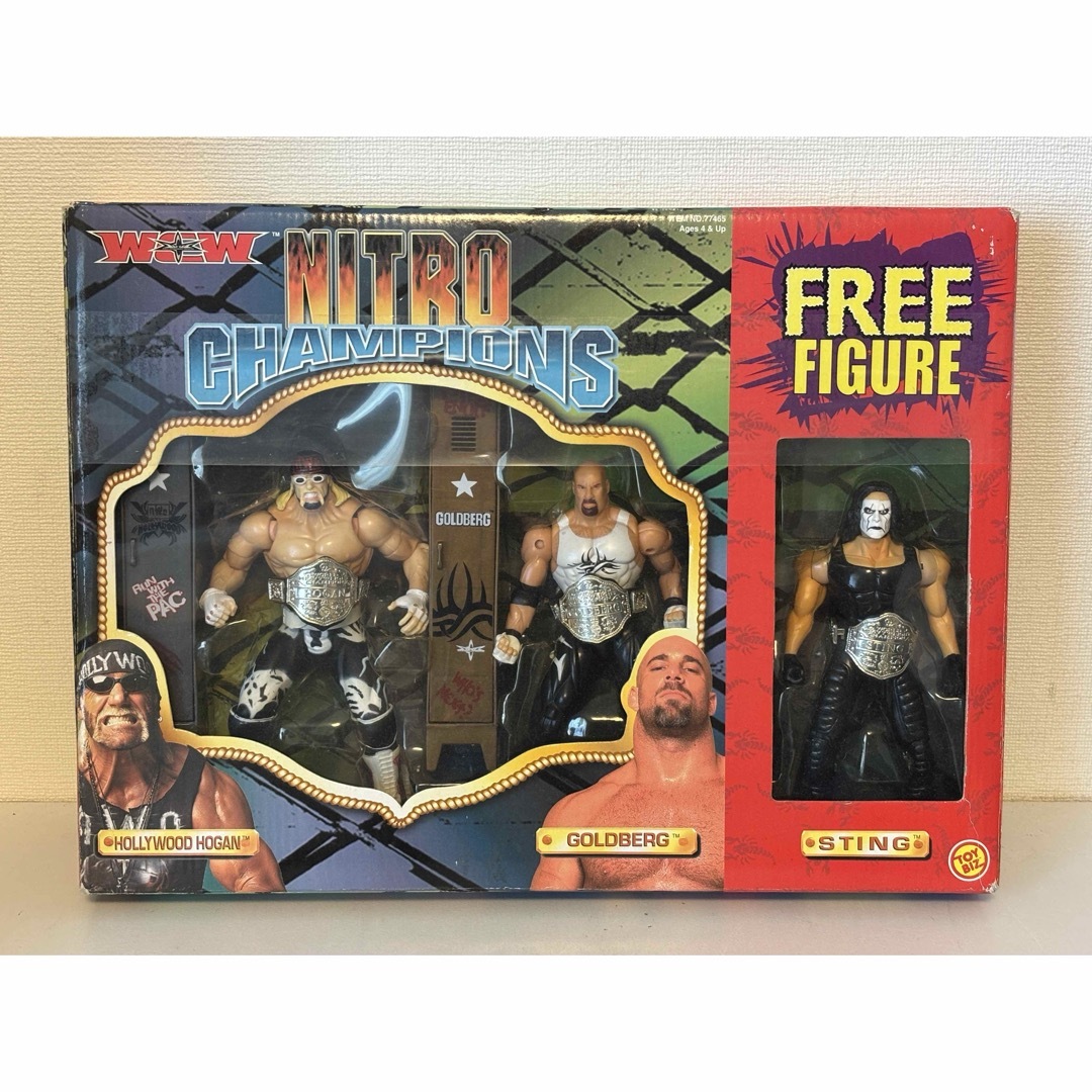 WCW/フィギュア/nwo/ホーガン/ゴールドバーグ/スティング/プロレス/限定