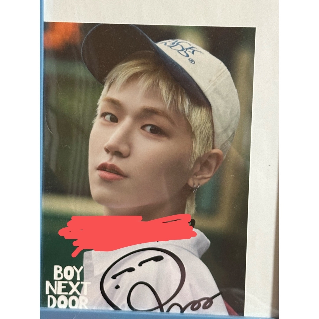 BOYNEXTDOOR リウ 直筆サイン入りチェキ BOYNEXTDOOR ボネクド