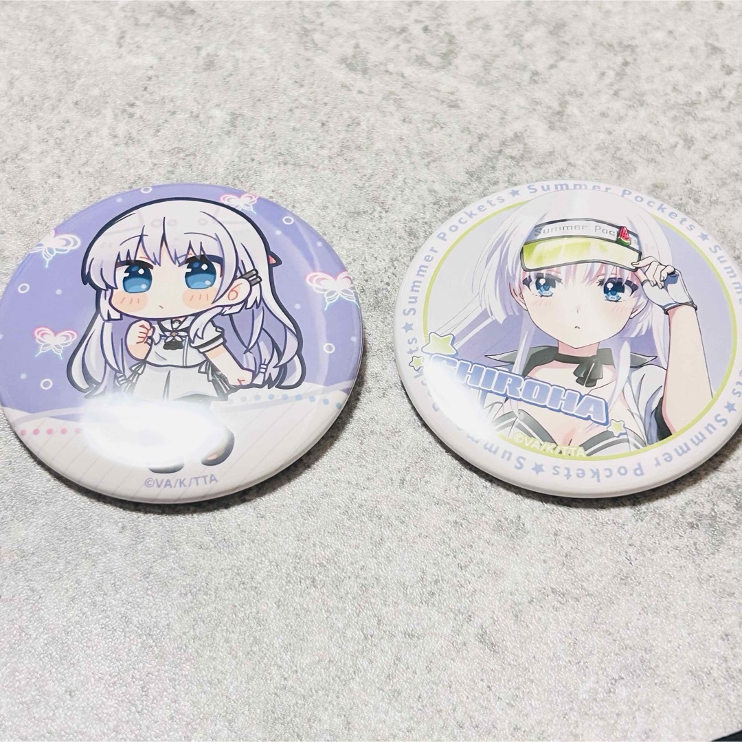 Summer Pockets サマポケ 表情缶バッジ 鳴瀬しろは 9点セット Summer
