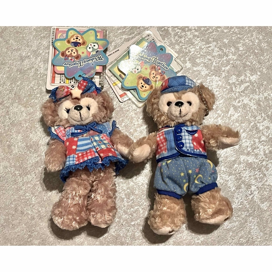 ディズニーシー15周年 ダッフィー シェリーメイ ぬいぐるみバッジ