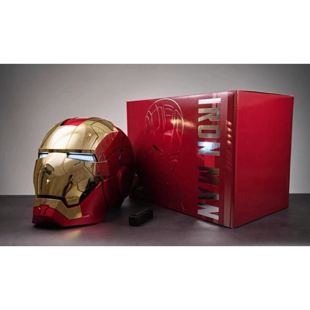 新品AUTOKINGアイアンマン マーク5 MK5 ヘルメット マスク 銀