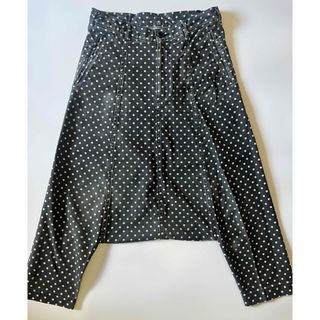 完売商品ブラックコムデギャルソン格子柄バルーンパンツ 完売商品