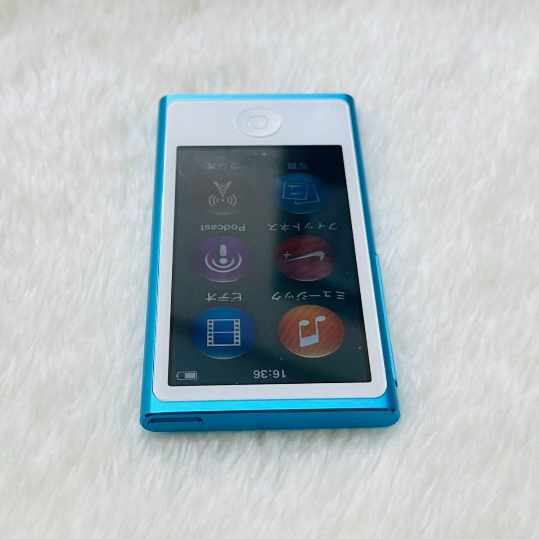 Apple iPod Nano 第7世代 青 ブルー Amazon.co.jp: M-Player iPod Nano 第