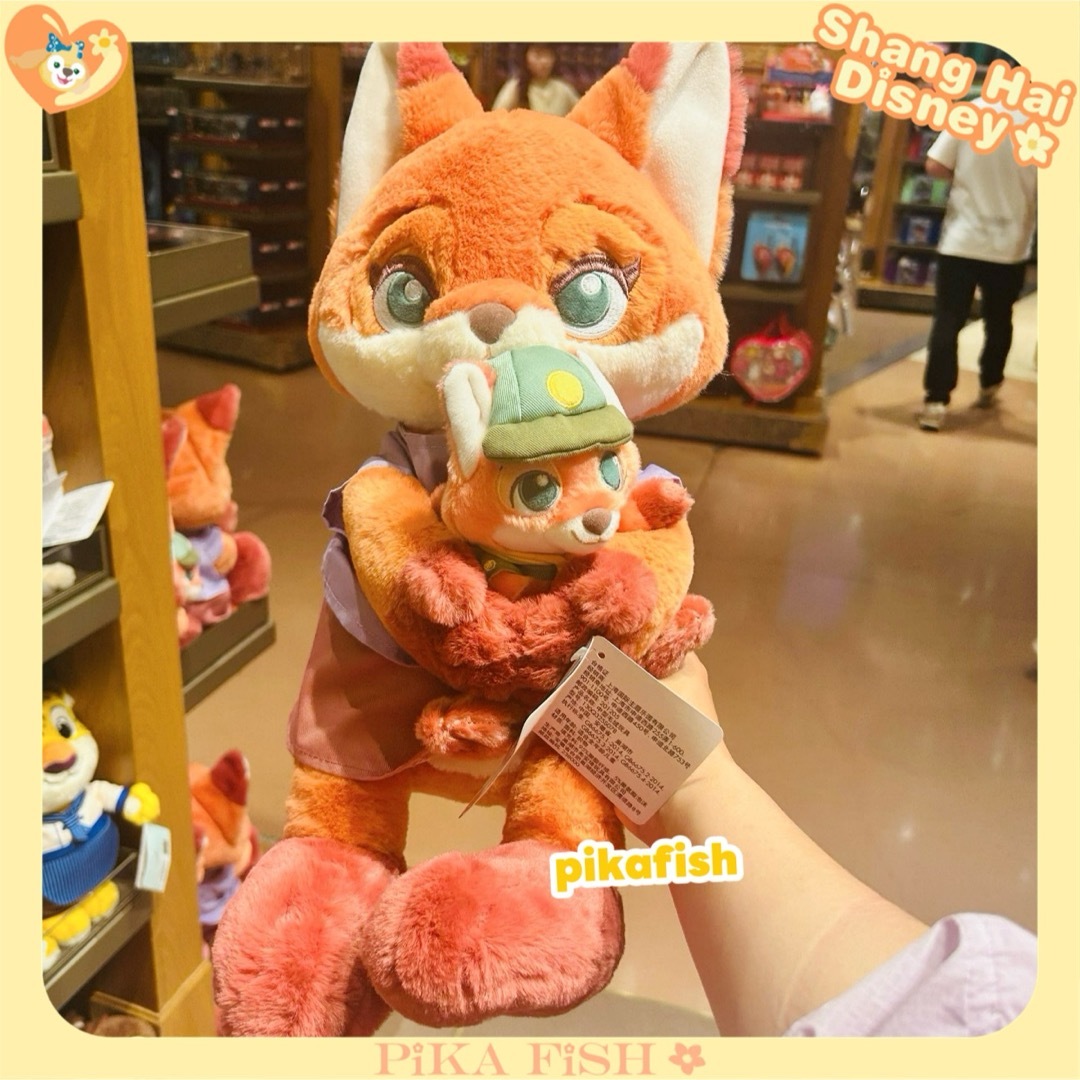ニック ニックの母 ズートピア ぬいぐるみ 上海ディズニー