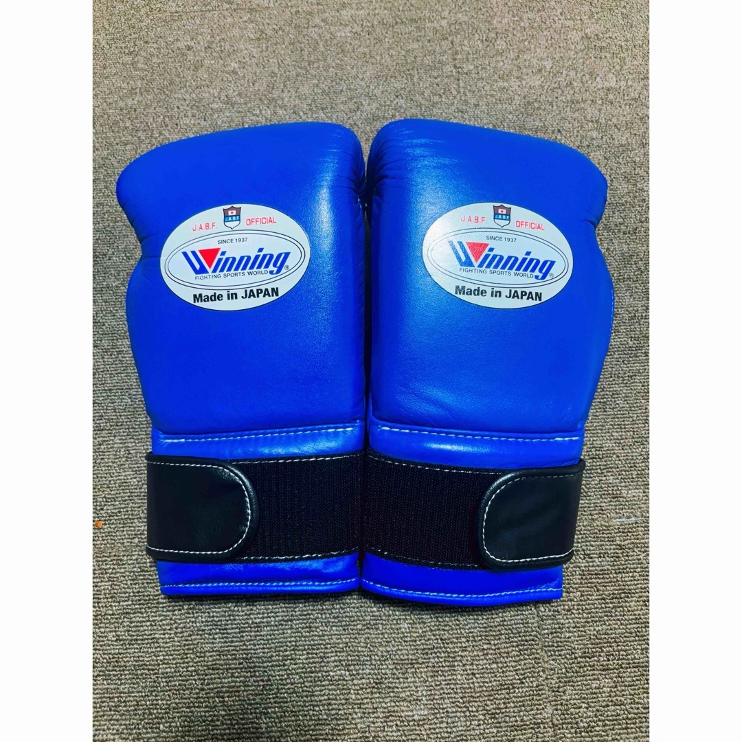 Winning ボクシンググローブ 12 oz 青 2011年 J.A.B.F. ウイニング