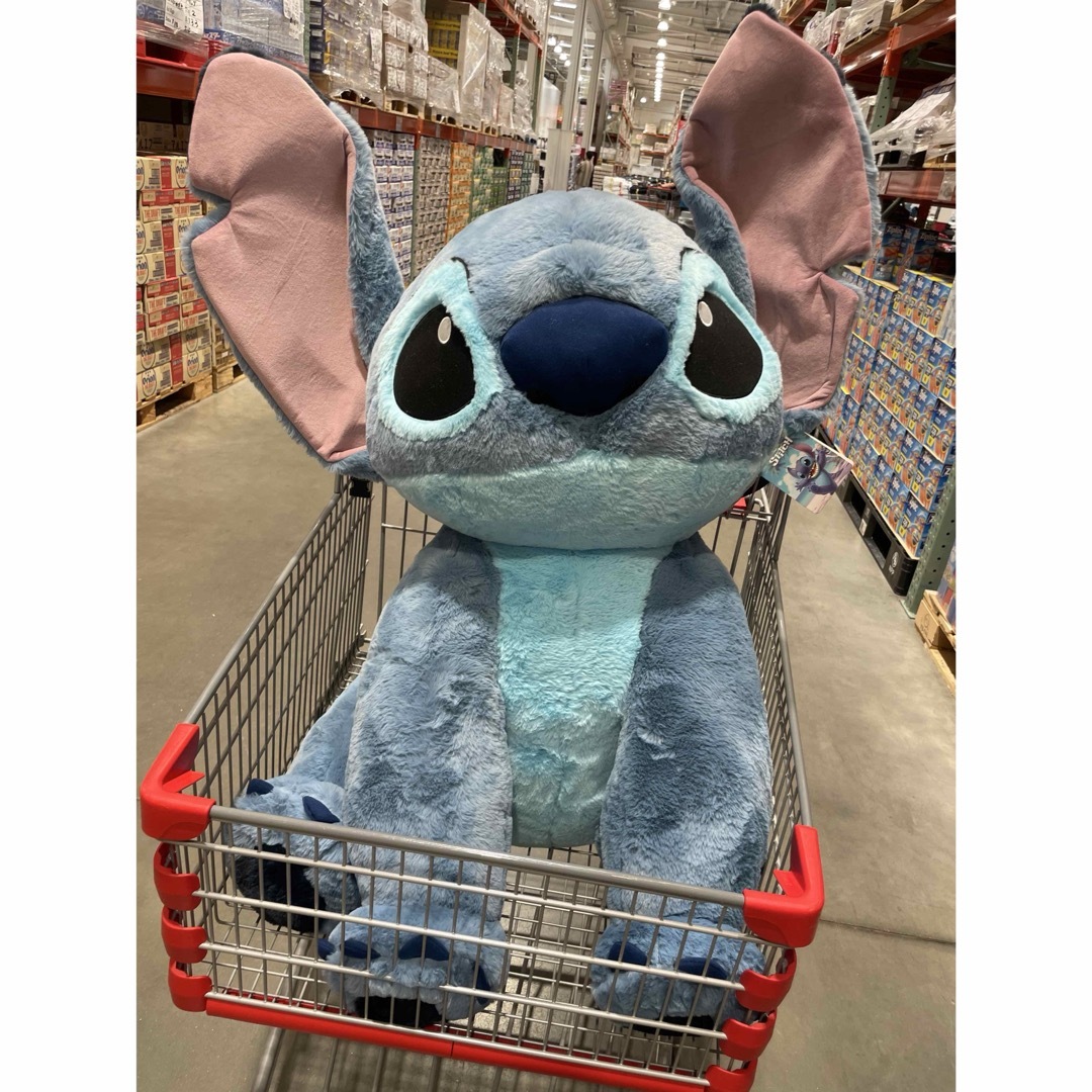 スティッチ コストコ限定品 特大ぬいぐるみ ブランケット入り コストコ