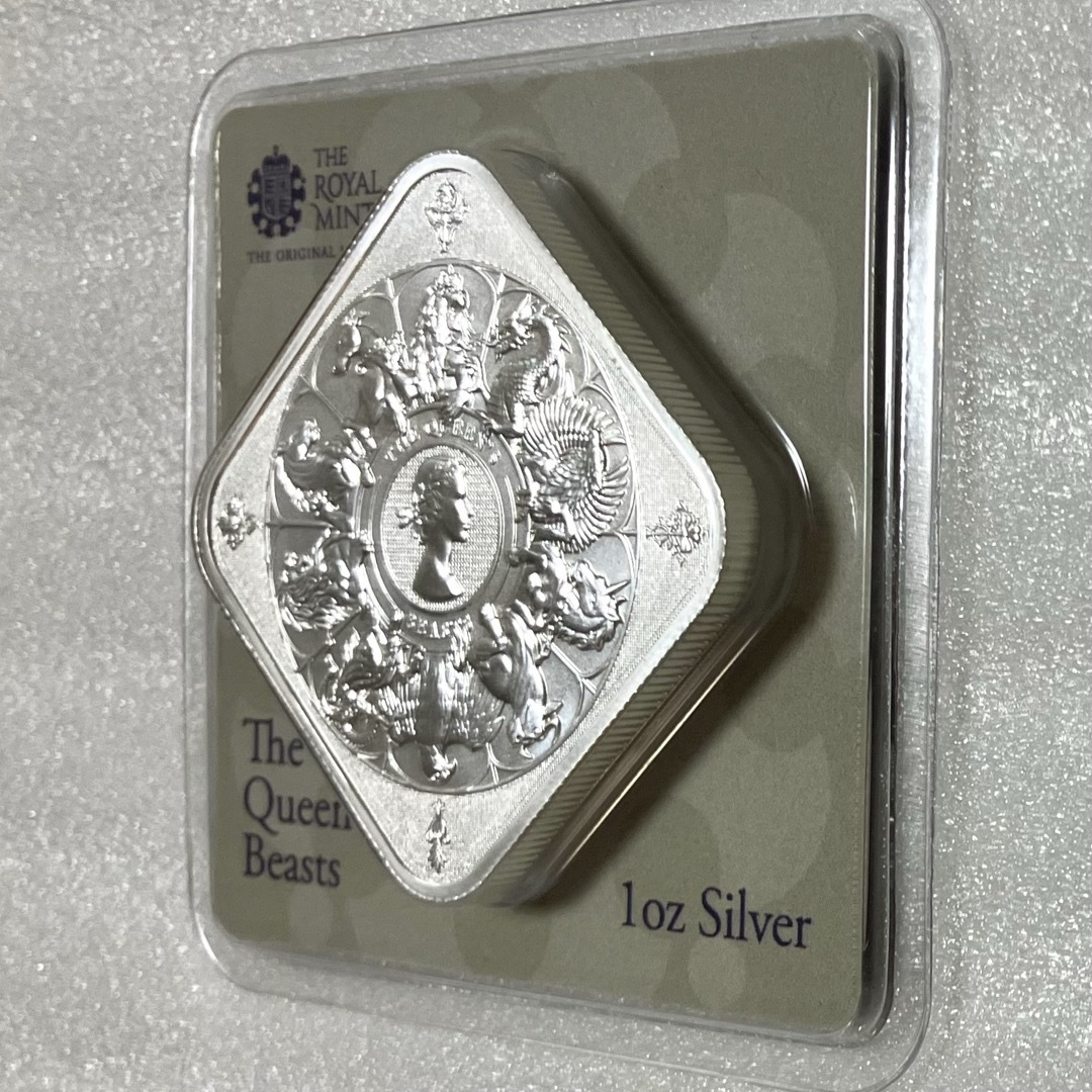 英国 クイーンズビースト コンプリーター 1オンス銀バー 特別
