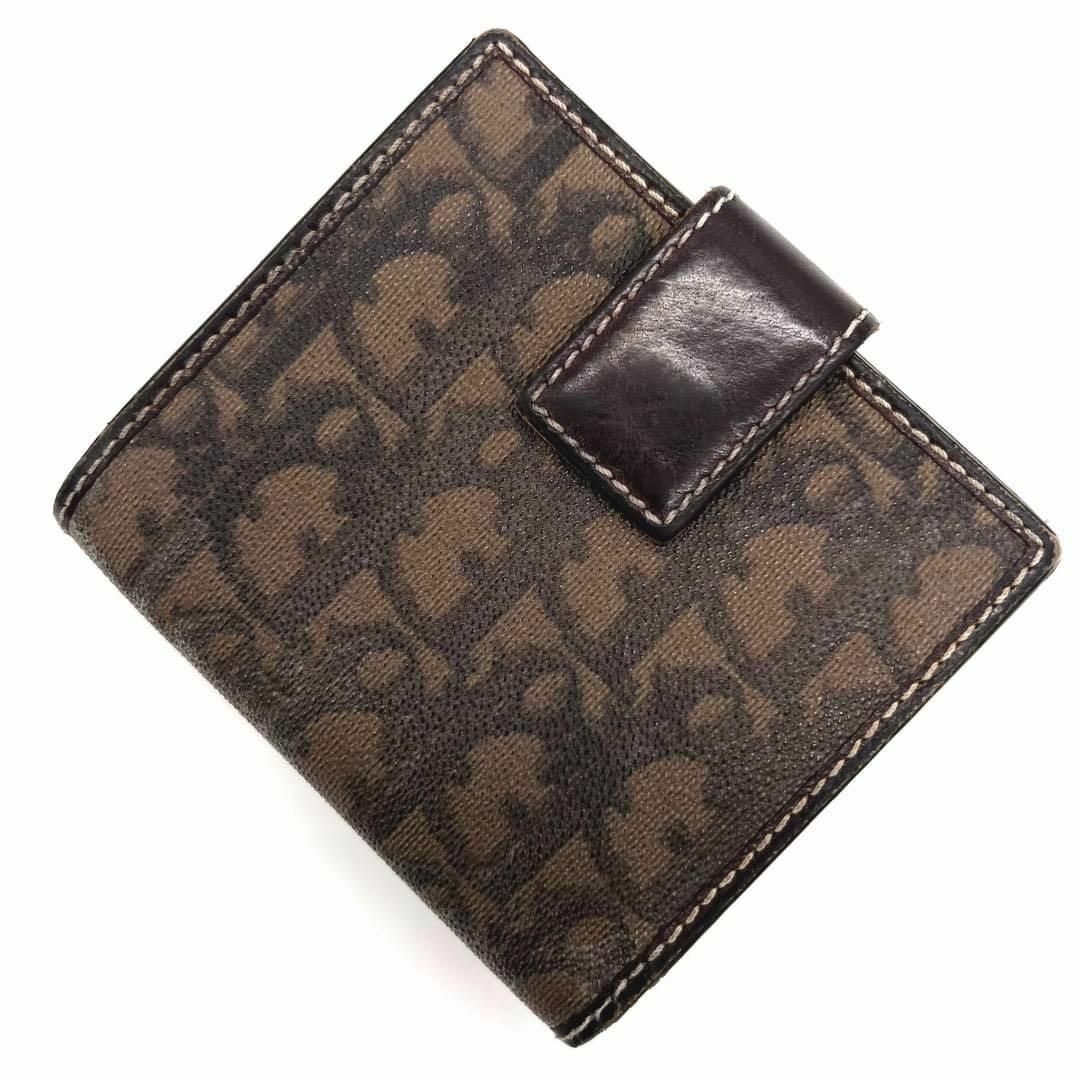 希少 Christian Dior ディオール 折り財布 トロッター ハート