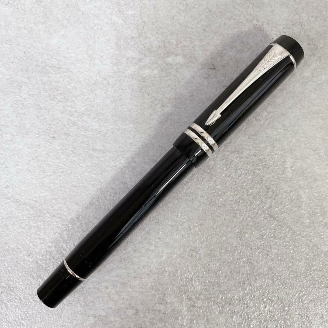 W014 PARKER DUOFOLD 18K750 金 万年筆 筆記用具 文房具