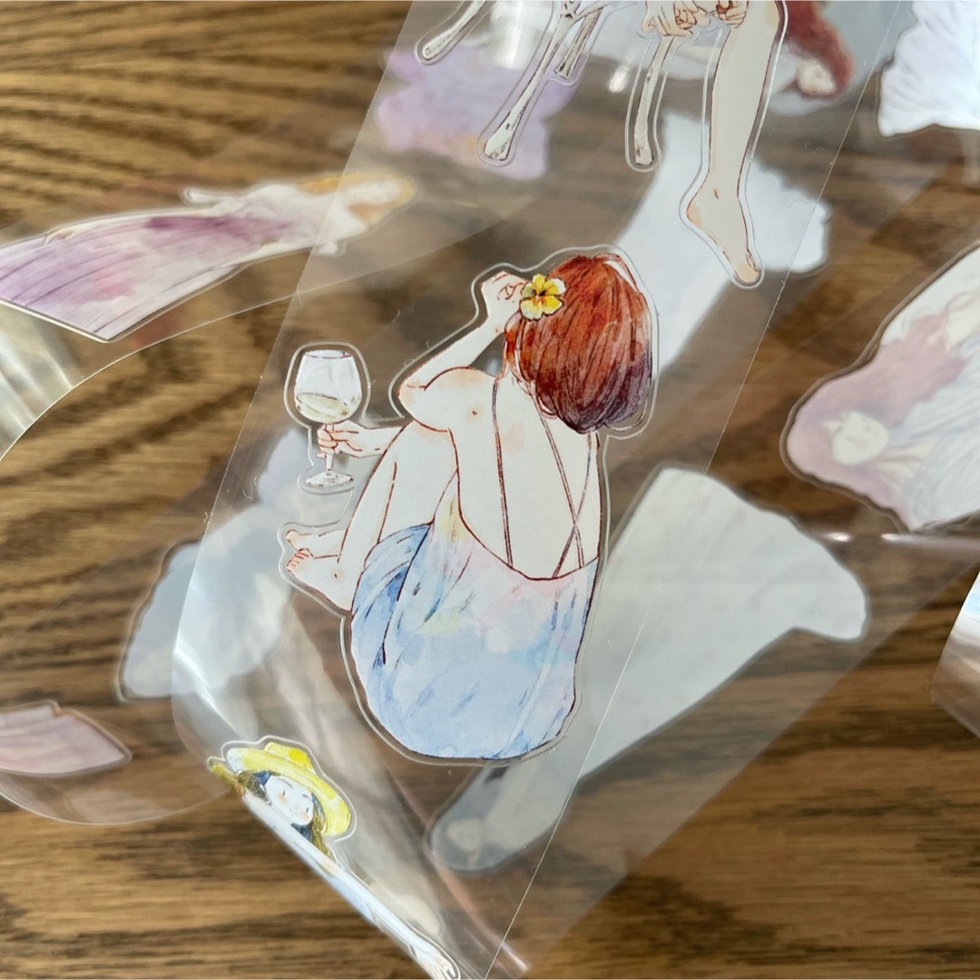 新品 DINGDING 36夏日 PET霧面型抜きタイプマスキングテープ 10m