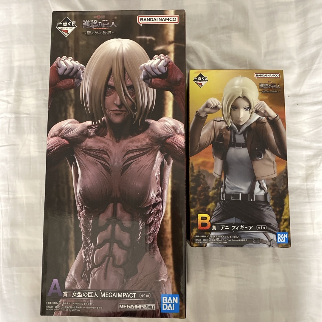 一番くじ 進撃の巨人 女型の巨人 MEGAIMPACT A賞 フィギュア 一番