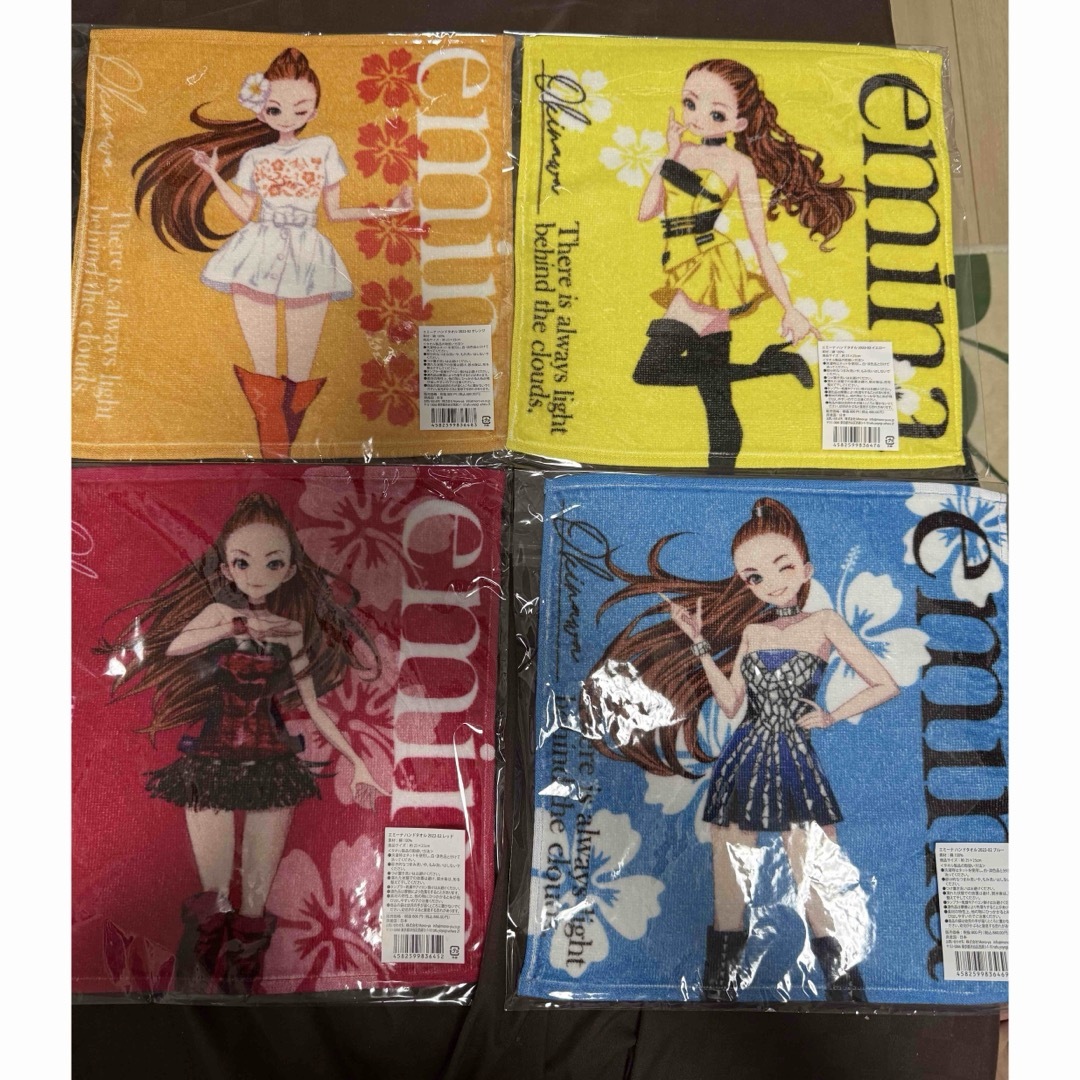 安室奈美恵 花火 エミーナ タオル ハンカチ 引退