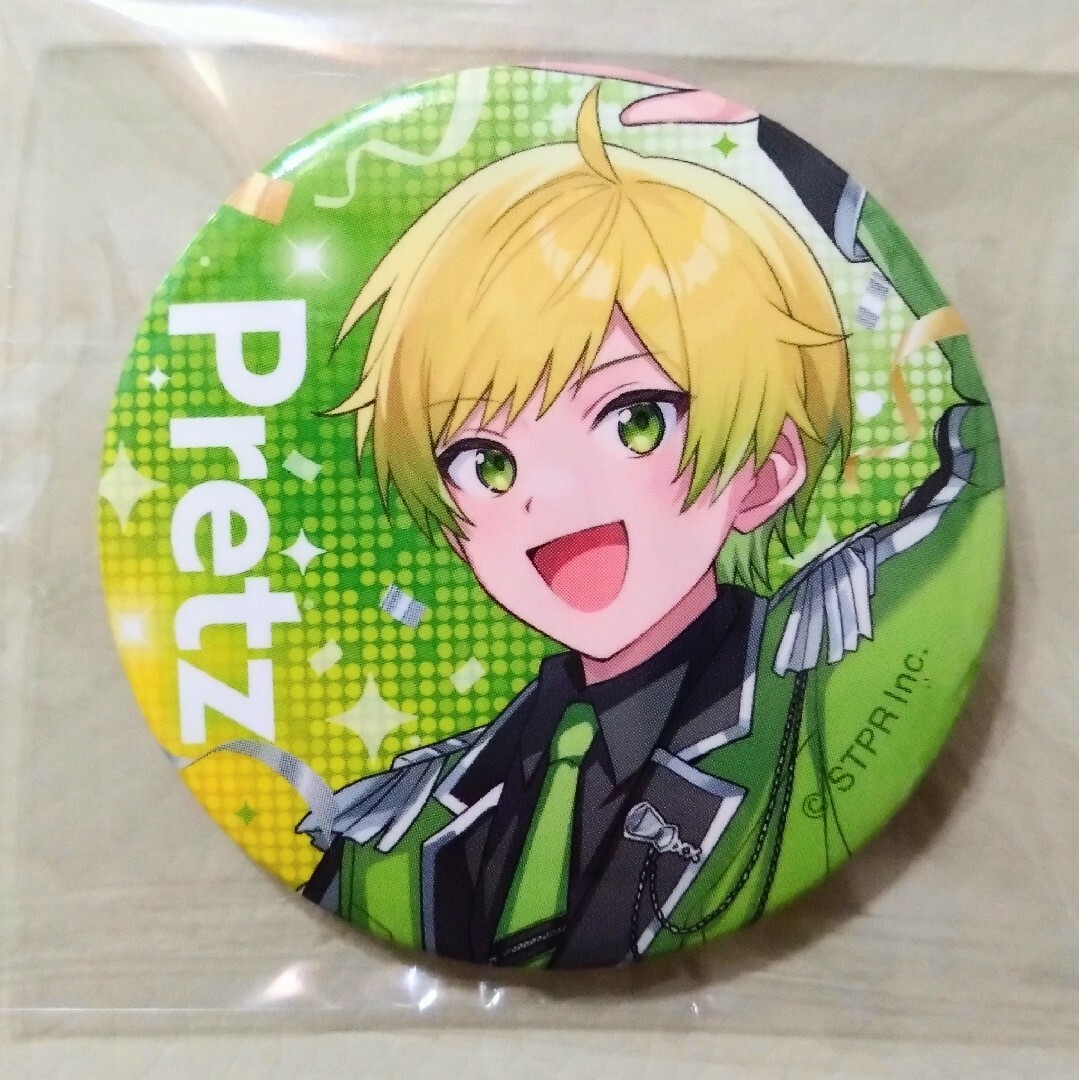 AMPTAK×COLORS ぷりっつ 缶バッジ 直筆サイン入り ぷりっつ サイン入り