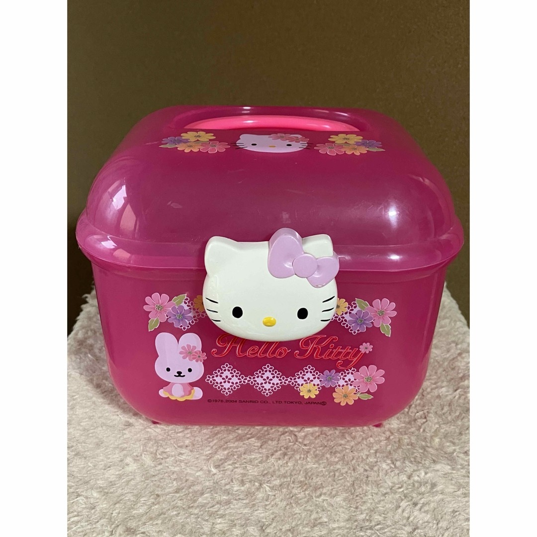 希少レア ハローキティ エンジェルナース ダストボックス 缶 2002