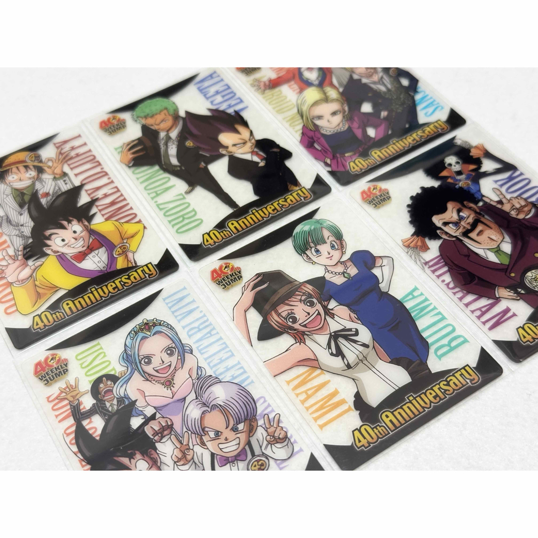 希少 ドラゴンボール ワンピース 40th 限定 ウエハース 悟空 ルフィ