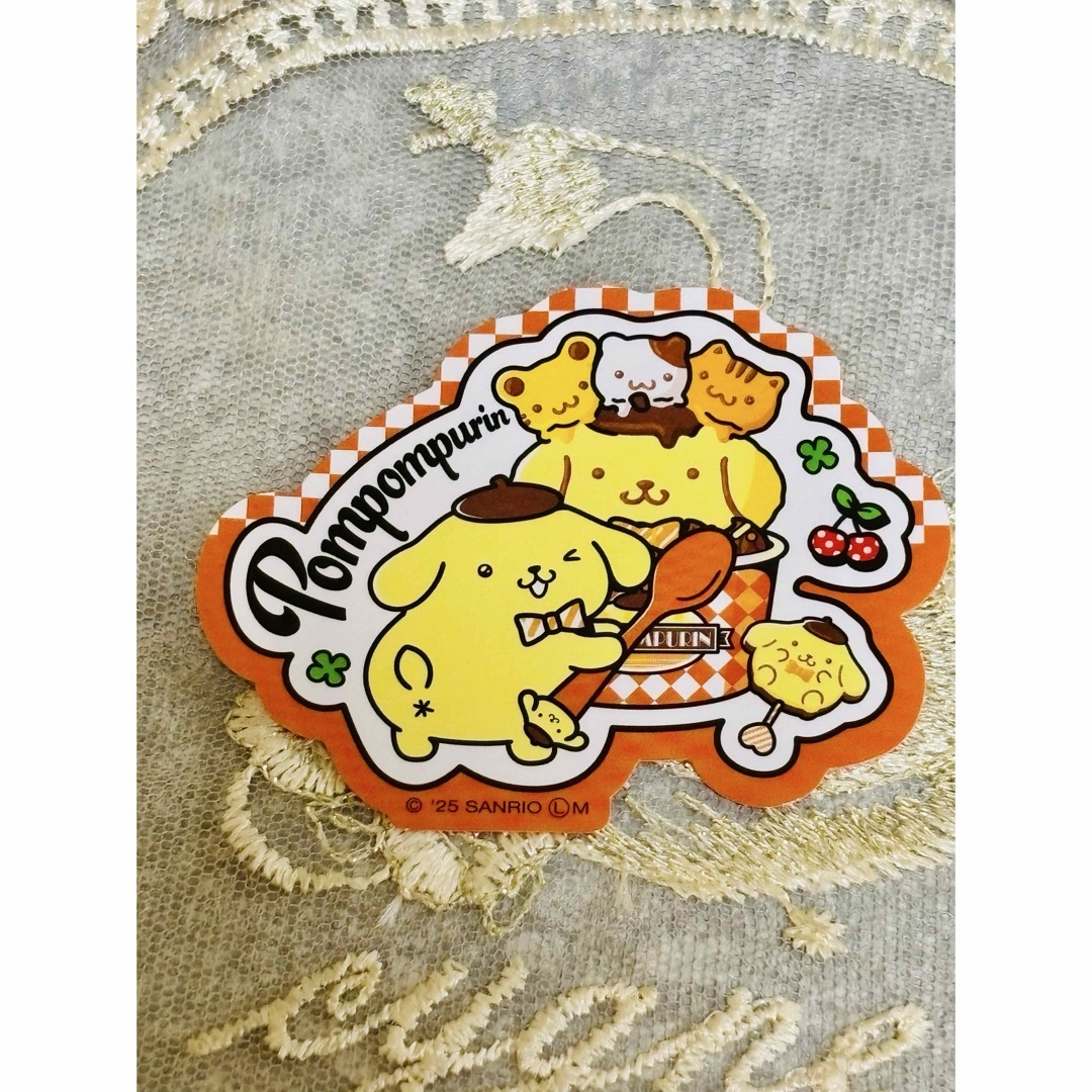 ポムポムプリン オレンジシャープペンシル フロッキーマスコット