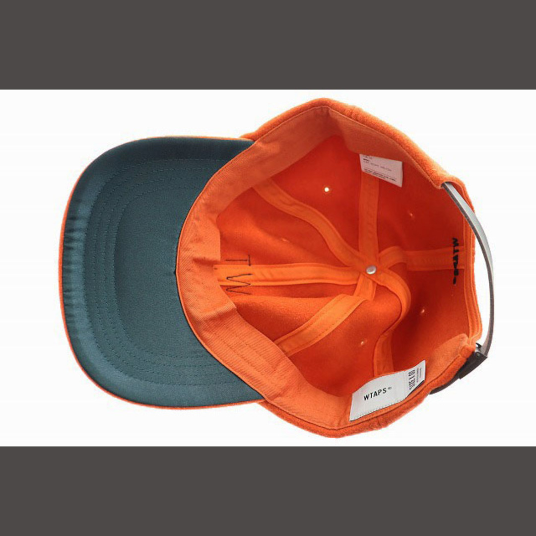 WTAPS 19AW 03 CAP WOPO MELTON ORANGE