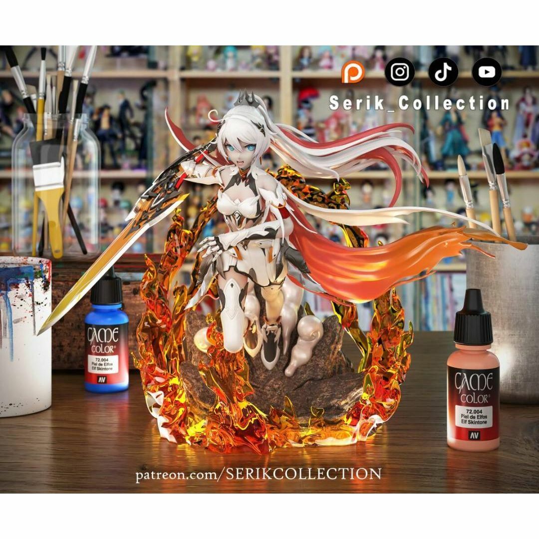 薪炎の律者 キアナ・カスラナ 崩壊3rd ガレージキット 標家模型坊