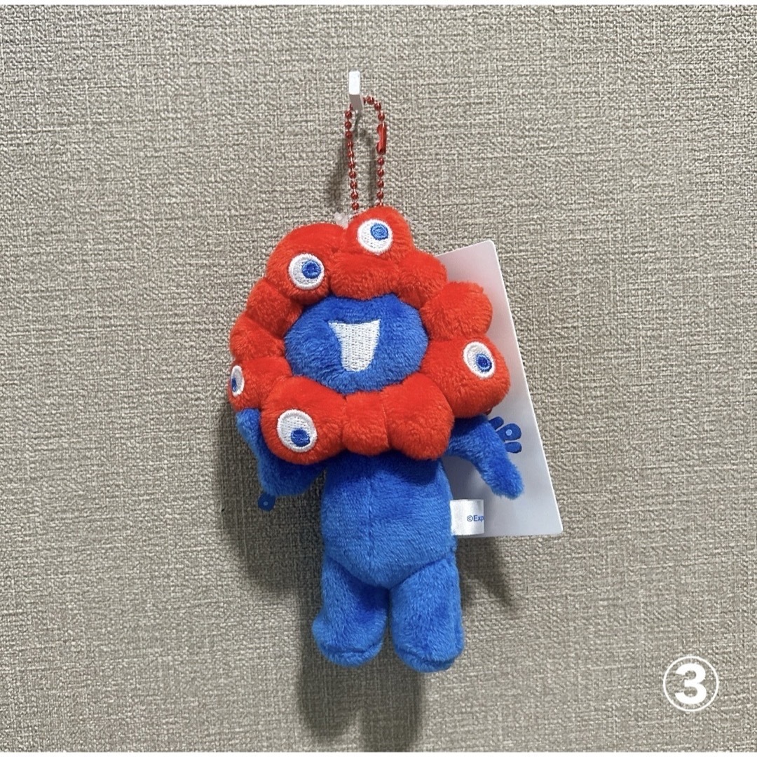 ミャクミャク ぬいぐるみ ボールチェーンマスコットC