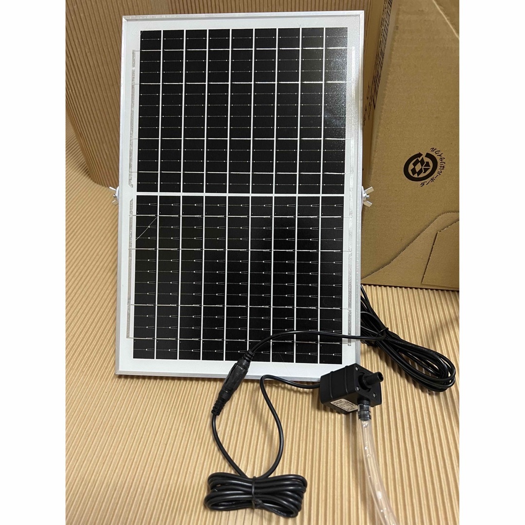 ソーラーポンプ+ろ過装置DIY 屋外用 ソーラーポンプ付きろ過装置 太陽