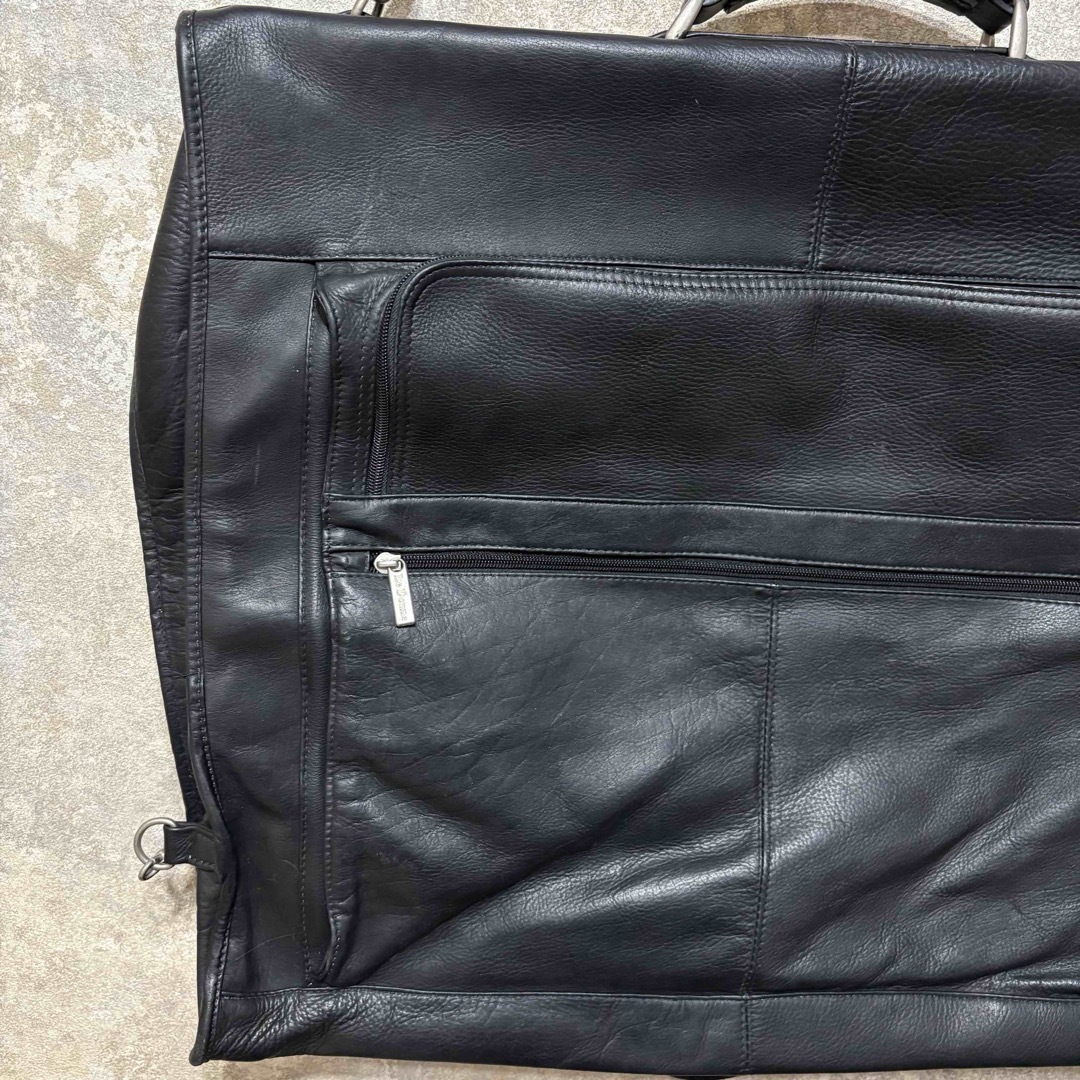 Le Donne Leatherレザー ガーメントバッグ スーツ 収納 旅行