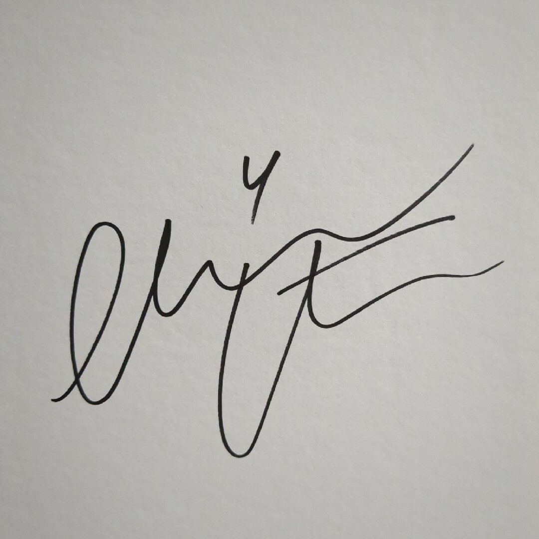 宇多田ヒカル サイン色紙の通販 by オタクさん's shop｜ラクマ