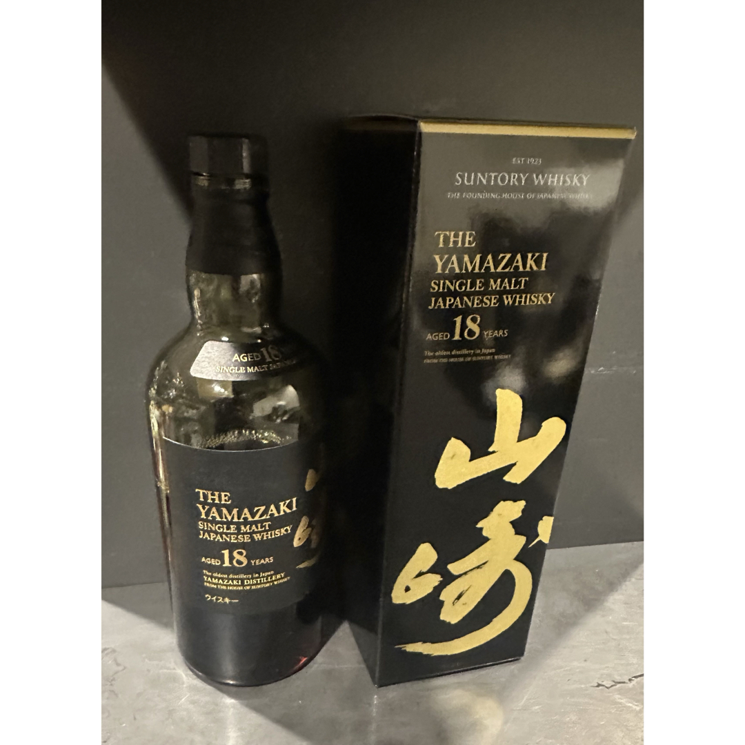 サントリー山崎18年空瓶 2行ラベル空ビン12本セット サントリー山崎