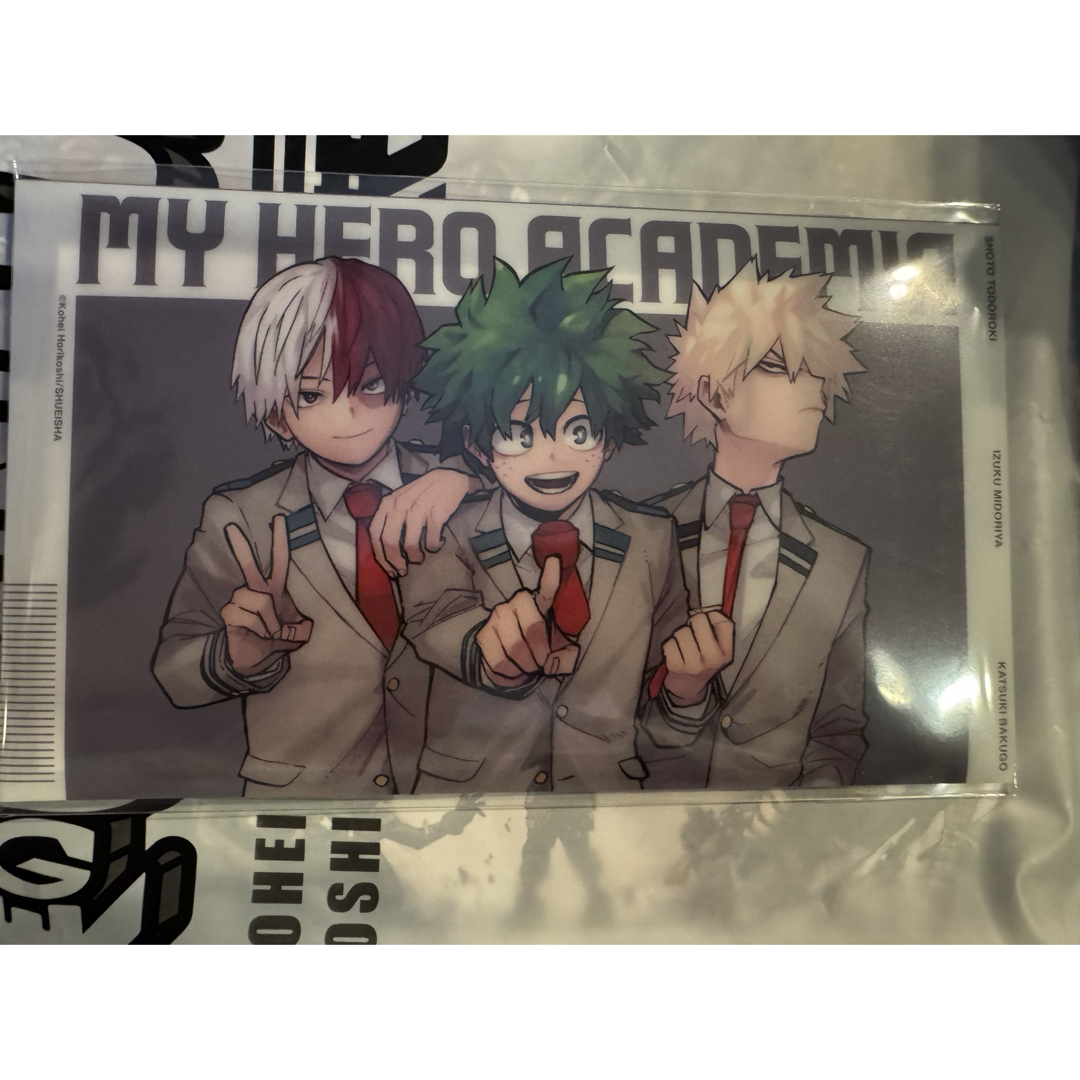 ヒロアカ原画展 ヒロアカ展 アートポスター 2枚セット 緑谷 爆豪