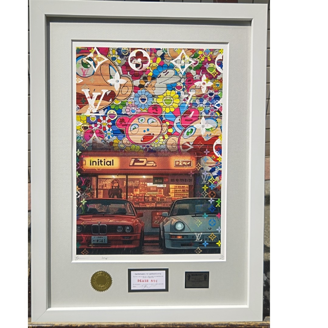 DEATH NYC BF86 サイン、ナンバー、COAあり#BMW#911 DEATH NYC BC862