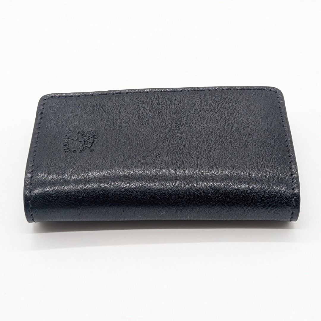 未使用品 イルビゾンテ キーケース ブラック 6連 レザー IL BISONTEの