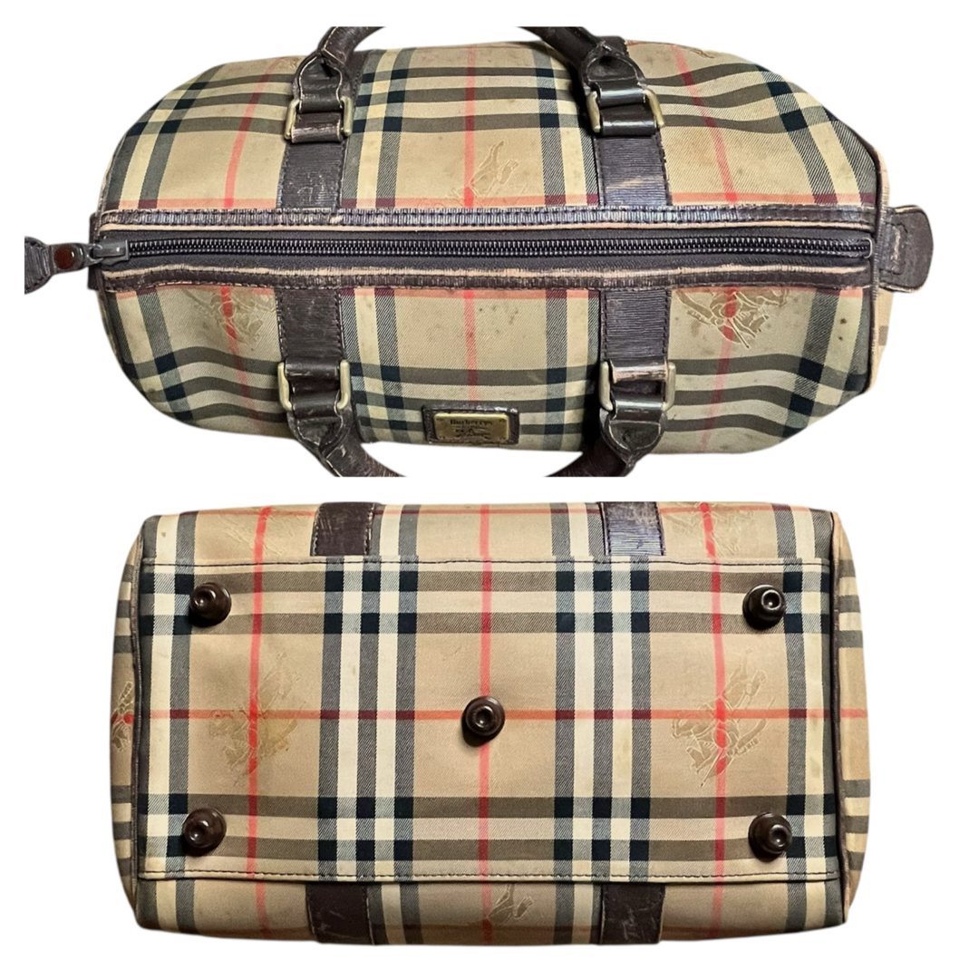 Burberry バーバリー ガーメントバッグ ノバチェック シャドーホース