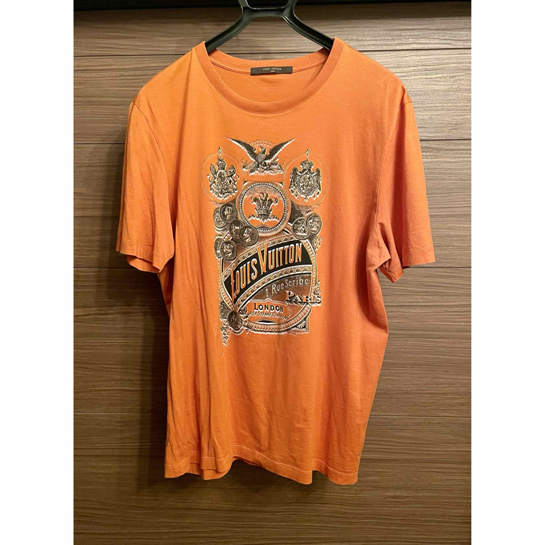 LOUIS VUITTON／ルイ•ヴィトン ロゴTシャツ オレンジ