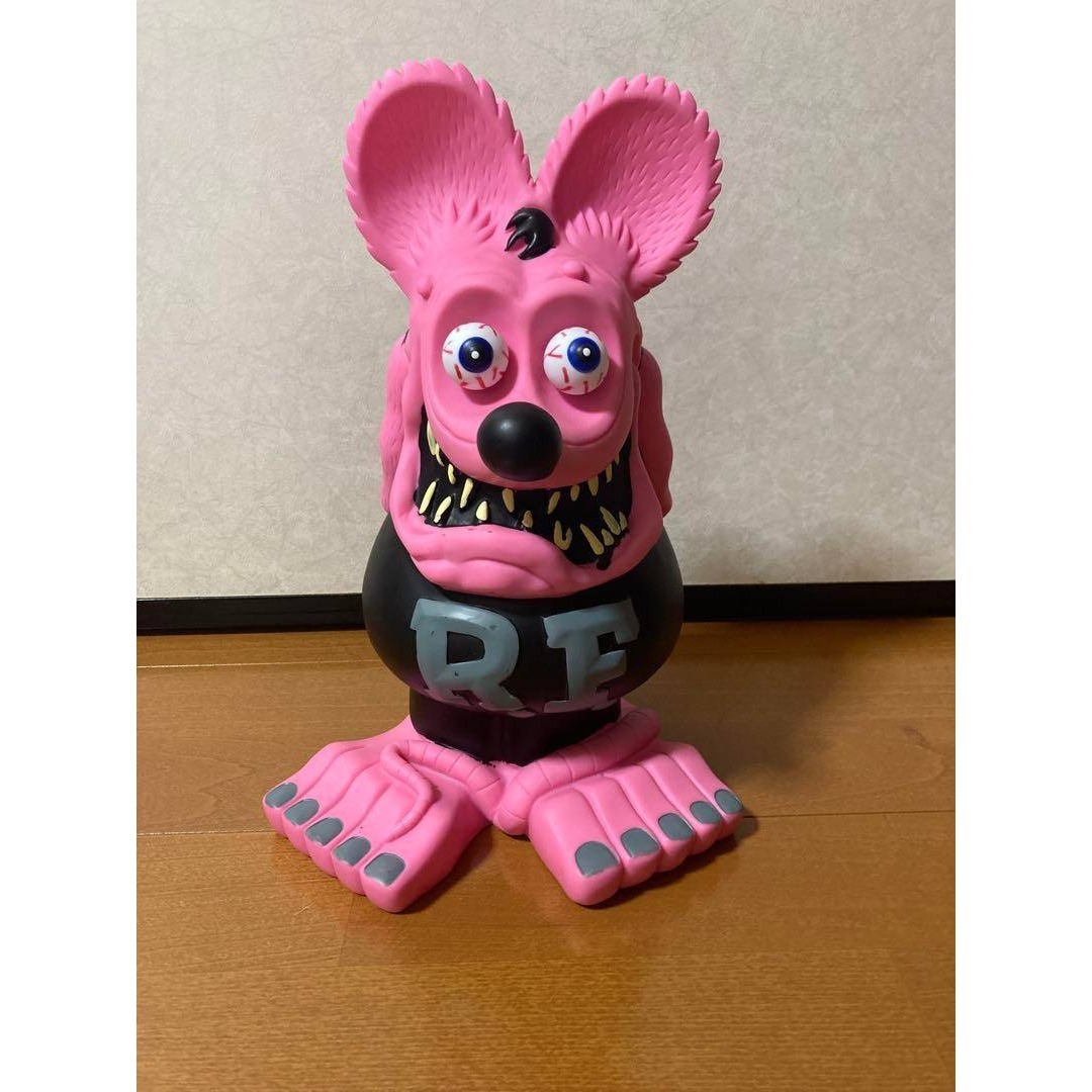 ラットフィンク BIGフィギュア 濃ピンク＆ブラック 新品 匿名配送